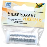 79360 Fil plaque Argent 0,3 mm x 80 m