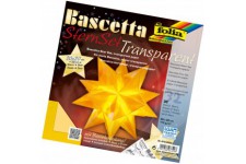 Bringmann Lot Bascetta etoile Transparent 20 x 20 cm, 30 cm de diametre