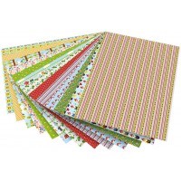 Max Bringmann Folia 47109 - Motif Carton Jardin, 50 x 70 cm, 13 Coloris Assortis