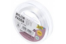 Filament en nylon sur bobine - Fil transparent, a peine visible - Ideal pour les mobiles, les bijoux, la decoration