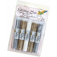 57801 - Glitter Set de 5 Tubes a  14 g Glitter Poudre