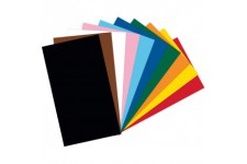 - Lot de 100 Feuilles de Papier cartonne-Format A4-220 g/m² -10 Couleurs Assorties-Base ideale pour de Nombreuses idees de Brico