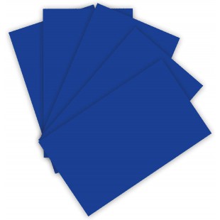 6122/4/36 Lot de 100 Feuilles de Papier cartonne 220 g/m² Bleu Outremer Format A4