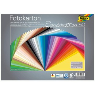 Carton Photo 6125/50 99 (300 g/m², 25 x 35 cm, 50 Feuilles, Assorties)