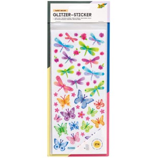 1410 Sticker Paillettes Magic, 10 x 23 cm, 5 Feuilles, Motif 55