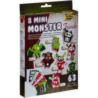 6 1223 051 Mini Monster Friends, Set pour 8 Monstres, Assortis, unique