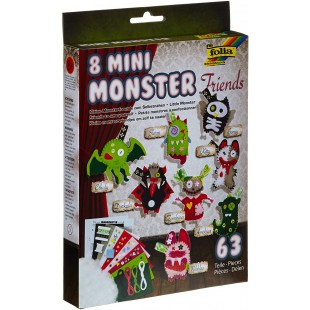 6 1223 051 Mini Monster Friends, Set pour 8 Monstres, Assortis, unique