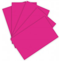 - Lot de 100 Feuilles de Papier cartonne 220 g/m² Format A4, 10263317, Rose Bonbon