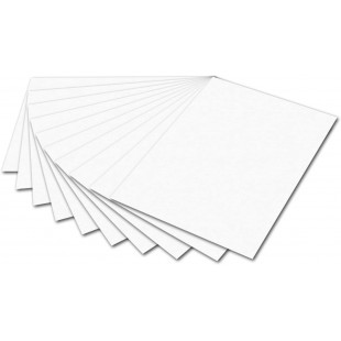 6100 folia Pack de 10 feuilles de carton photo 300 g/m² 50 x 70 cm (Blanc) (Import Allemagne)