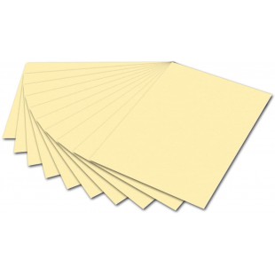 6111 Lot de 10 Feuilles de Papier Photo Jaune Paille 50 x 70 cm