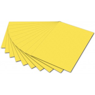 MaxB 6112 Lot de 10 feuilles de papier photo Jaune citron 50 x 70 cm