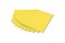 MaxB 6112 Lot de 10 feuilles de papier photo Jaune citron 50 x 70 cm