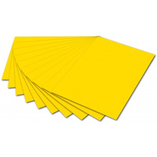 MaxB 6114 Lot de 10 feuilles de papier photo Jaune banane 50 x 70 cm