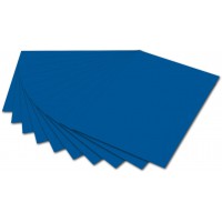- Lot de 10 Feuilles 50 x 70 cm Carton Photo (x H) : 500 x 700 mm, 300 g Nuit, 615277, Bleu Roi