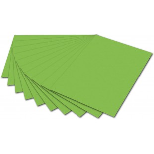 6151 Lot de 10 feuilles de papier cartonne Vert clair 50 x 70 cm 300 g/m² Pour loisirs creatifs et creation de cartes, images de
