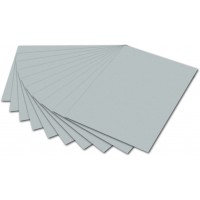 6160 Lot de 10 feuilles de papier cartonne argente 50 x 70 cm 300 g/m² pour loisirs creatifs et creation de cartes, images de fe