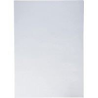 6300 - Lot de 50 feuilles de papier de couleur - Blanc - Format A3-130 g/m² - Pour le bricolage et la conception creative des ca