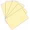 6311 Lot de 50 feuilles de papier de couleur jaune paille, format A3, 130 g/m², pour travaux manuels