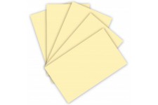 6311 Lot de 50 feuilles de papier de couleur jaune paille, format A3, 130 g/m², pour travaux manuels
