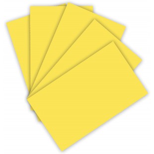 6312 Lot de 50 feuilles de papier de couleur jaune citron Format A3 130 g/m²