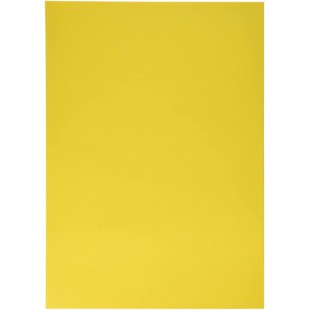 6315 - Lot de 50 feuilles de papier de couleur - Jaune dore - Format A3-130 g/m² - Pour le bricolage et la conception creative d