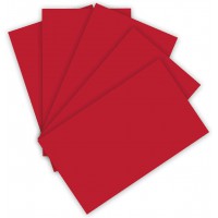 6318 Lot de 50 feuilles de papier de couleur Rouge brique Format A3 130 g/m²