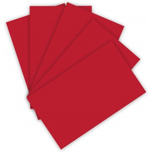 6318 Lot de 50 feuilles de papier de couleur Rouge brique Format A3 130 g/m²