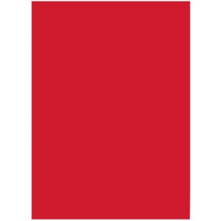 6320 - Lot de 50 Feuilles de Papier de Couleur - Rouge Vif - Format A3-130 g/m² - pour Le Bricolage et la Conception creative de