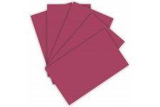 6327 Lot de 50 feuilles de papier a  dessin Bordeaux Format A3 130 g/m²