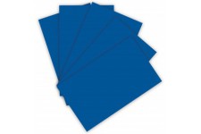 - Lot de 50 Feuilles de Papier a  Dessin Bleu Roi 130 g/m² pour travaux manuels, 10263378