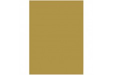 6365 - Lot de 50 feuilles de papier de couleur - Dore mat - Format A3-130 g/m² - Pour le bricolage et la conception creative des