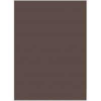 6370 - Lot de 50 feuilles de papier de couleur - Marron fonce - Format A3-130 g/m² - Pour le bricolage et la conception creative