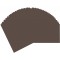 6370 - Lot de 50 feuilles de papier de couleur - Marron fonce - Format A3-130 g/m² - Pour le bricolage et la conception creative
