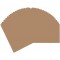 6375 - Lot de 50 feuilles de papier de couleur - Brun ambre - Format A3-130 g/m² - Pour le bricolage et la conception creative d