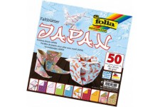 492/2020 - Feuilles Pliantes japonaises 20 x 20 cm, 80 g/m², 50 Feuilles Assorties en 10 Motifs - Ideal pour de Magnifiques Figu