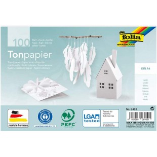 Max Bringmann Papier couleur A4 Blanc Lot de 100 feuilles (Import Allemagne)