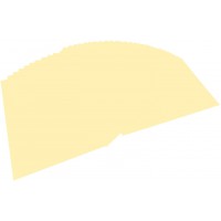 Papier couleur A4 Jaune paille Lot de 100 feuilles (Import Allemagne)