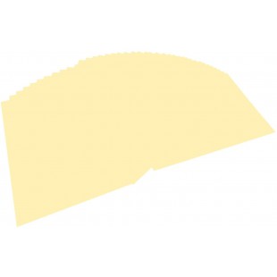 Papier couleur A4 Jaune paille Lot de 100 feuilles (Import Allemagne)