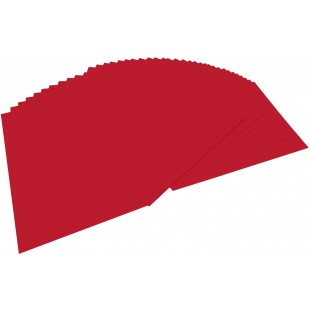 Folia Lot de 100 Feuilles de Papier colore A4 Rouge Brique (18)