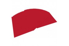 Folia Lot de 100 Feuilles de Papier colore A4 Rouge Brique (18)