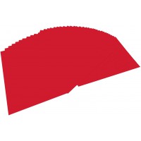 Lot de 100 feuilles de papier A4 (Rouge) (Import Royaume Uni)
