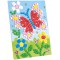 23803 - Mosaique en caoutchouc mousse image papillon, 405 pieces