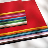 Papier couleur Coloris or brillant 50 x 70 cm Lot de 10 feuilles (Import Allemagne)