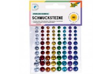 Folia 12306-Schmucksteine, selbstklebend Arc-en-Ciel