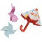 494/1010 - Feuilles Pliantes Amusantes pour Enfants, 10 x 10 cm, 80 g/m², 50 Feuilles Assorties dans 10 Motifs - Ideal pour de M