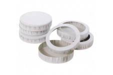 985 Lot de 10 Paires de Petites boites a  Fromage Blanc Ø env. 11 cm