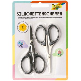 Glorex GmbH Folia 779 - Silhouette ciseaux 2 pieces, environ 10,5 cm de long