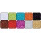 880409 Papier paillete 10 couleurs assorties env. 24 x 34 cm