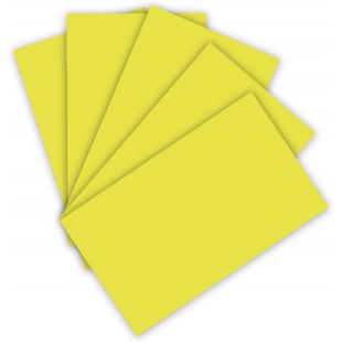 6349 Lot de 50 Feuilles de Papier de Couleur Citron Vert Format A3 130 g/m²