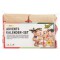 63121 Calendrier de l'Avent avec sachets en Toile de Jute 2 m de Long, 24 sachets de 10 x 13 cm et 24 etiquettes a  Chiffres pou